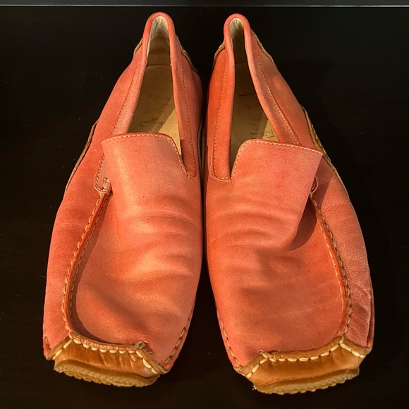 Classic leather loafer but in unique dusty-pink color from Elle - Picture 3 of 7
